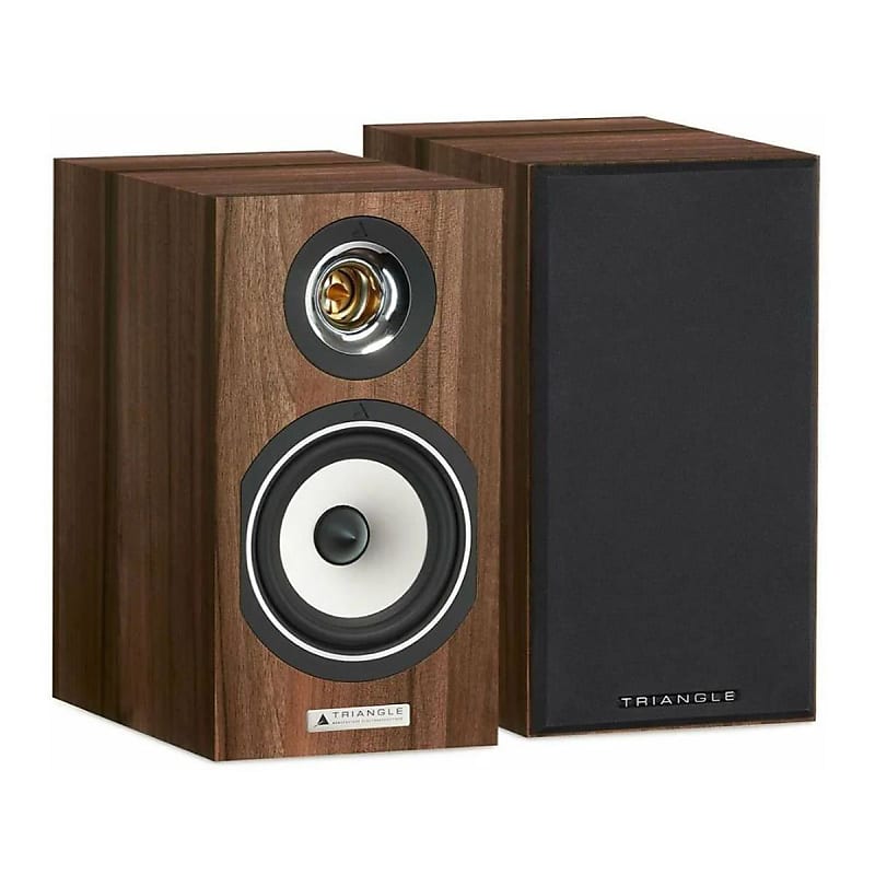 Triangle Esprit Titus Ez Hi-Fi Bookshelf Speaker, Chestnut, Pair  			