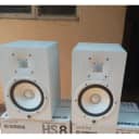 Yamaha HS8 Powered Studio Monitors Pair White HS8W x2 HS-8W in original boxes