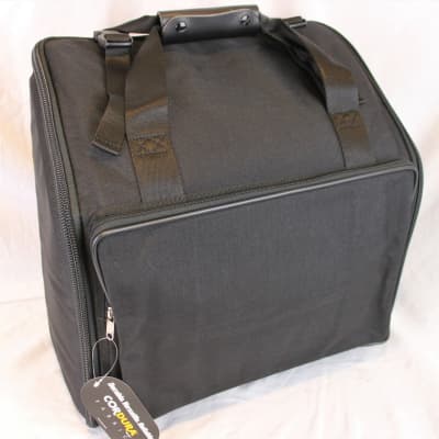 NEW Black Fuselli Pro Soft Case Gig Bag for Accordion XS 15" x 7.5" x 14" Fits 8-12 Bass image 1
