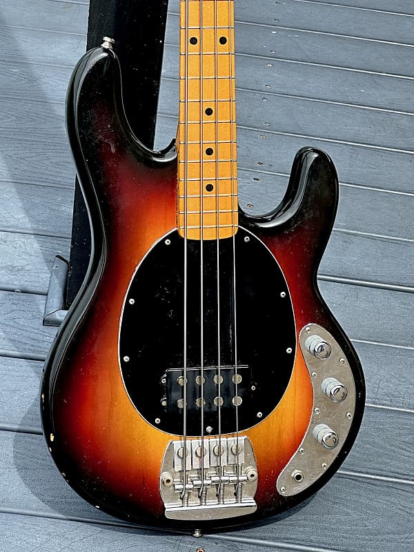 Music Man Stingray Bass 1978 - a superb Sunburst maple neck example as clean as they come & all original ! image 1