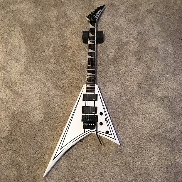 Jackson rrxmg ホワイト ジャクソン ランディーローズ - 弦楽器、ギター