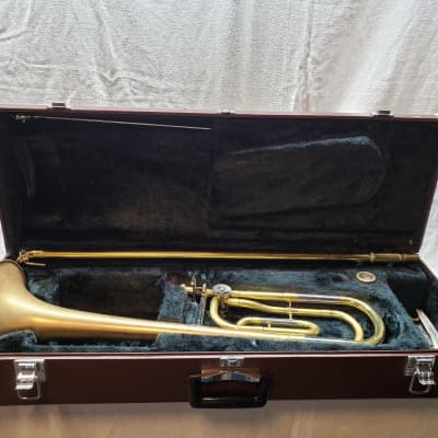 Yamaha YSL-356G F-Attachment Trombone w/ Case and Mouthpiece - Serviced DR