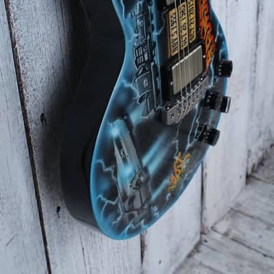 Hill Back to The Future CLEVELAND USA Made Custom Electric LP Guitar w Case BTTF image 8