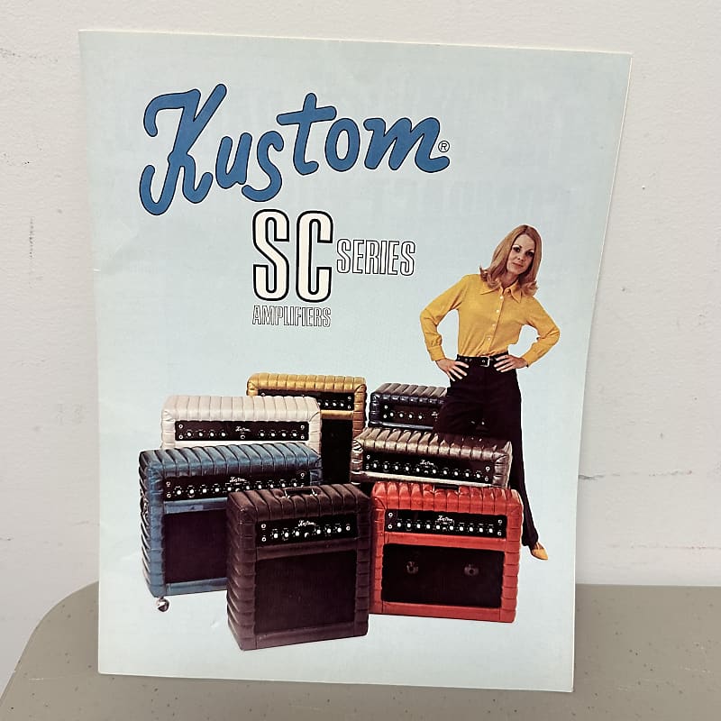 1970 Kustom CS Amplifier Catalog Vintage USA *FREE Shipping* Reverb