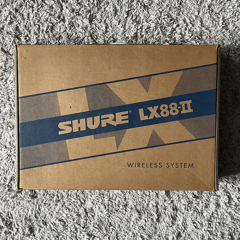 Shure LX88 II Wireless Microphone System 1980s Reverb UK