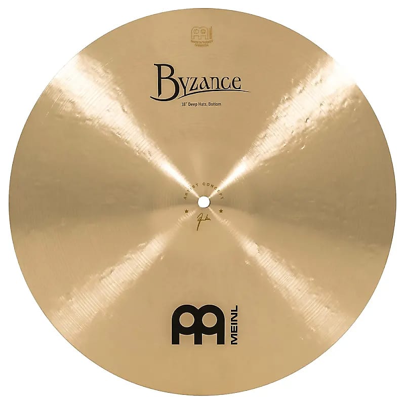 Meinl 18" / 18" Artist Concept Series Anika Nilles Signature Deep Hats Cymbals (Pair) with X-Hat Cymbal Arm image 2
