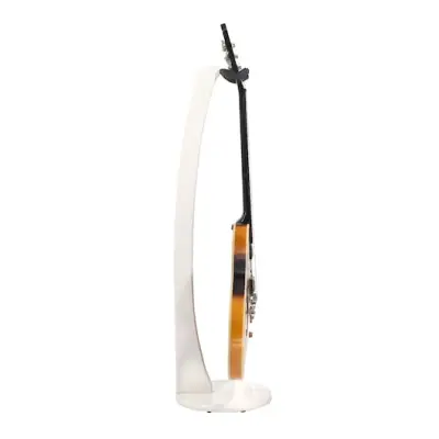 Ruach Music Ruach GS-1 Electric Guitar Stand  Wooden Acoustics Black/White image 6