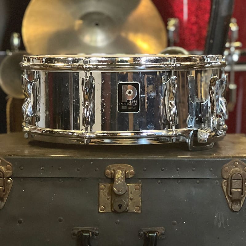 VINTAGE 1960's Premier 2000 Series Snare Drum Reverb