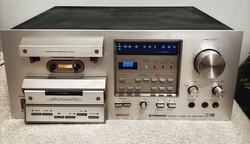 Pioneer CT-F950 3-Head Stereo Cassette Deck – Fully Tested, Excellent Condition – Made in Japan  			