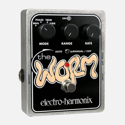 Electro-Harmonix The Worm Wah/Tremolo/Phaser/Vibrato Guitar Effect Pedal for sale