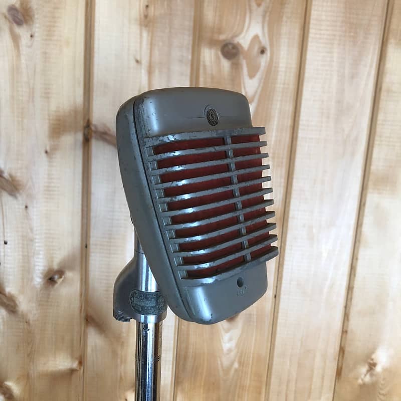 Vintage 1947 Shure 51 Multi Impedance Dynamic Microphone Reverb