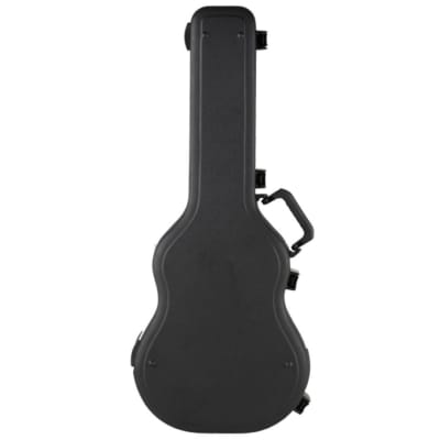 SKB Cases Thin-Line Acoustic-Electric or Classic Deluxe Guitar Hardshell Case with Full-Length Neck Support, TSA Latch, Over-Molded Handle, and Accessories Compartment image 2