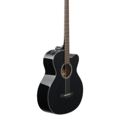 Takamine GB-30CE Acoustic Electric Bass Black image 8
