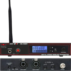 Galaxy Audio AS-1100 Any Spot Wireless Personal Monitor System - L Band (655-679 MHz)