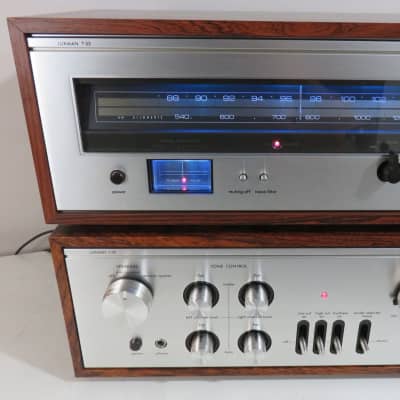 LUXMAN 2PC AMPLIFIER L-30 + TUNER T-33 +ORIGINAL MANUALS SERVICED FULLY RECAPPED image 5