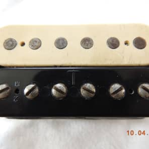 Gibson Pickup T Top Zebra Humbucker 1979 Black/White
