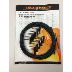 Lava Magma 230 Solder-Free Guitar Cable Kit, Right Angle Plugs, Stripping Tool, 10 ft image 1