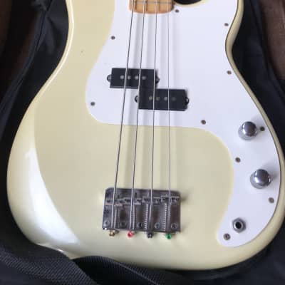 Fender 1989 Squier 2 Precision Bass 1989 Olympic white pearl image 1