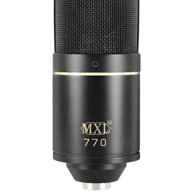 MXL 770 Cardioid Condenser Microphone Bundle w/Shock Mount, 10-Ft. XLR & Pop Filter image 3