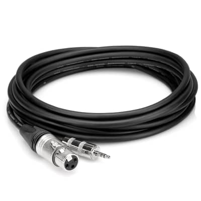 Hosa HMIC-015 Pro Microphone Cable, REAN XLR3F to XLR3M, 15 ft