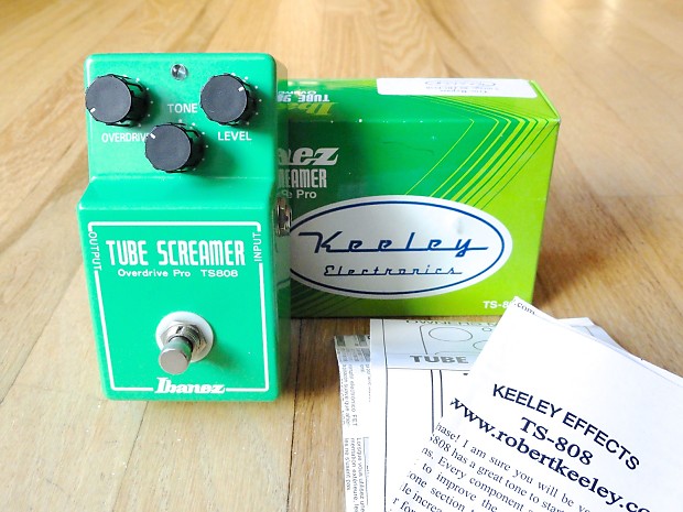 Keeley TS808 Tube Screamer w/ Keeley Mod Plus Keeley TS808 Tube Screamer w/ Keeley Mod Plus