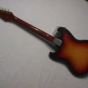 Vintage Teisco Style Global Made 1960's Solid Body Electric Guitar as-is image 4