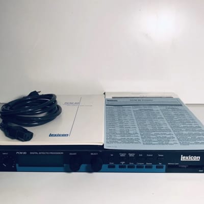 Lexicon PCM80 デジタルリバーブ lexicon-pcm-80-digital-effects