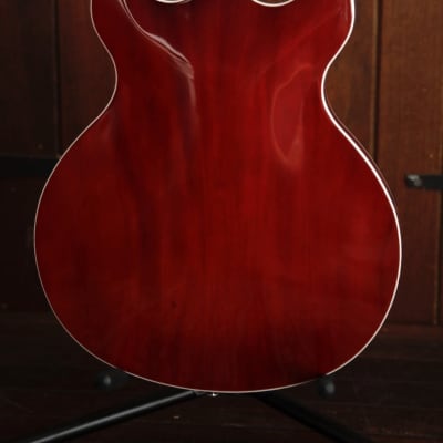 Harmony Comet Semi-Hollow Electric Guitar Trans Red image 10