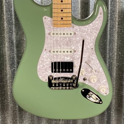G&L USA 2022 Fullerton Deluxe Legacy HB Matcha Green Guitar & Bag #8084 Used for sale