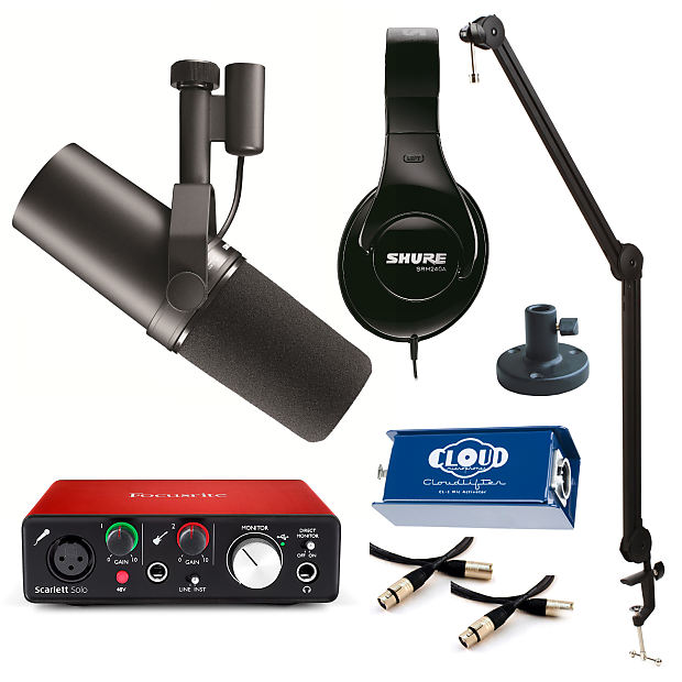 Rode Rodecaster Pro II SM7B Solo Podcasting Kit