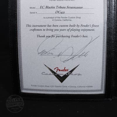Fender 2006 Masterbuilt Eric Clapton Blackie Stratocaster [Dennis Galuszka] image 14