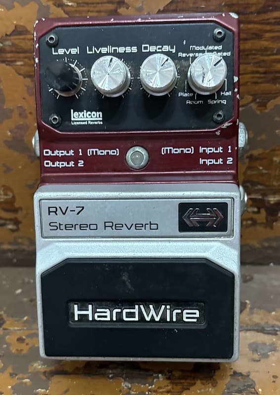 DigiTech Hardwire RV-7 Stereo Reverb