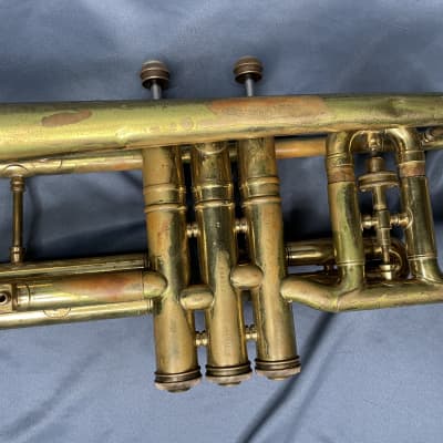 1940 Conn 80a? Long Cornet (trumpet) project horn image 7