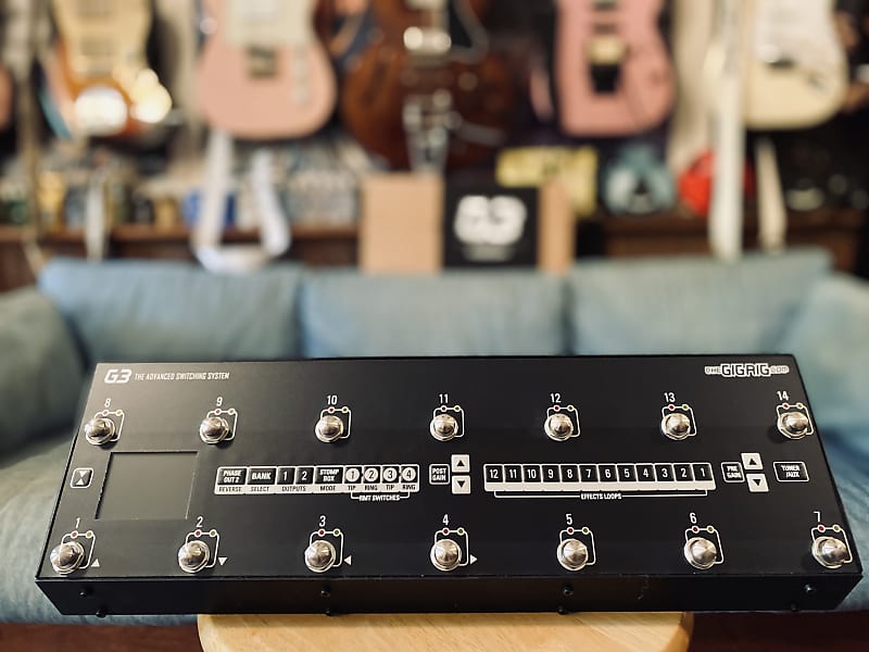 The GigRig G3 Effects Pedal Switching System Reverb