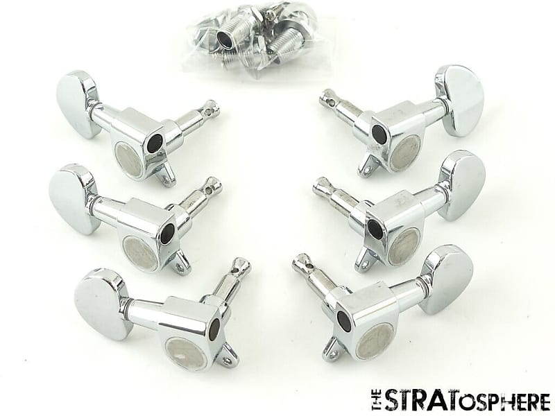 Ibanez AS53 AS Artcore TUNERS TUNING PEGS Guitar Parts Chrome Reverb