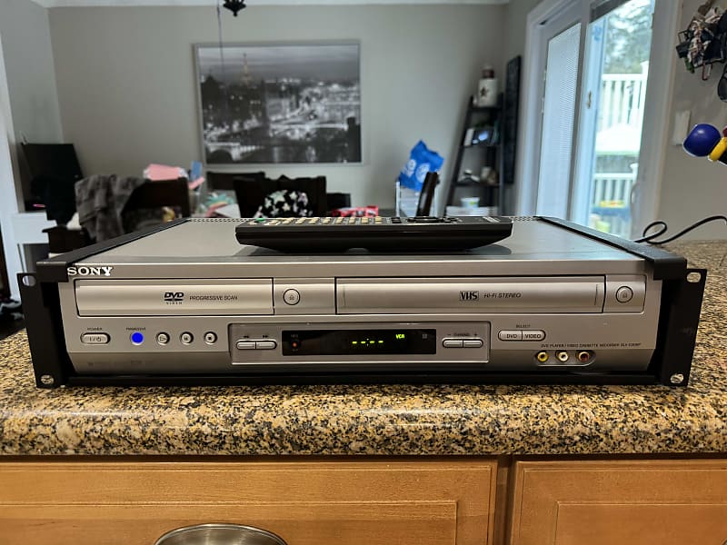 Sony SLV-D300P DVD Player VCR Rackmount Cassette Recorder | Reverb