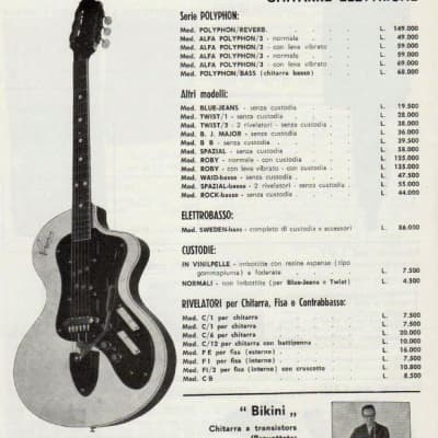 Wandre Davoli Polyphon Bass 1964 image 15