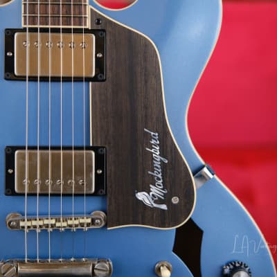 Josh Williams ‘Mockingbird’ JWG274 Semi-Hollowbody Electric Guitar-Pelham Blue Finish & Bloombucker Pickups! image 5