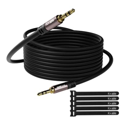 EBXYA XLR to RCA Y Splitter Cable - XLR Male to Double RCA Female  Microphone Cord Adapter 3 Feet, Black