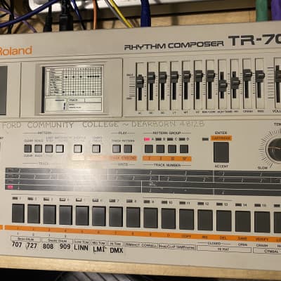 Roland TR-707 HKA mod Rhythm Composer 1985 - White