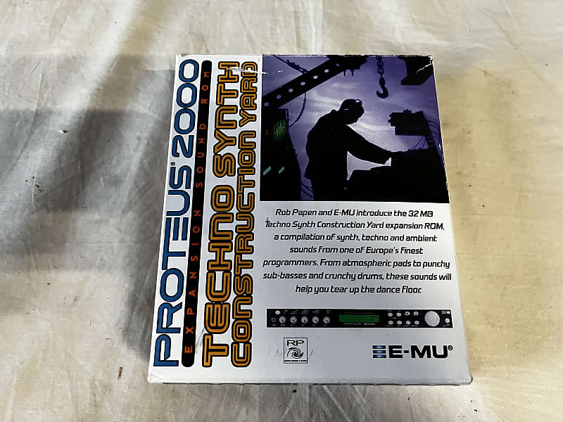 E-MU TECHNO SYNTH CONSTRUCTION YARD SOUND ROM w/ box Free shipping!!