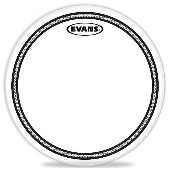 Evans EC Series TT12ECR Tom/Snare Head Single Ply 12" Clear Reverb