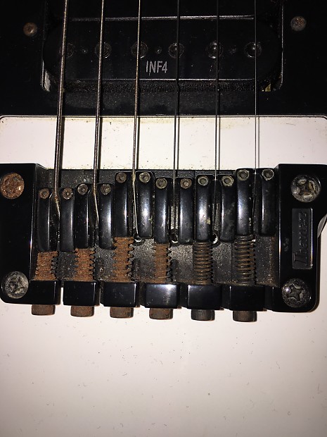 Ibanez RG 351DX-WH White With Black Pick guard | Reverb