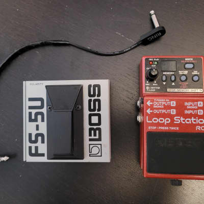 Boss RC-3 Loop Station AND FS-7 WITH Monoprice TRS Cable *Free