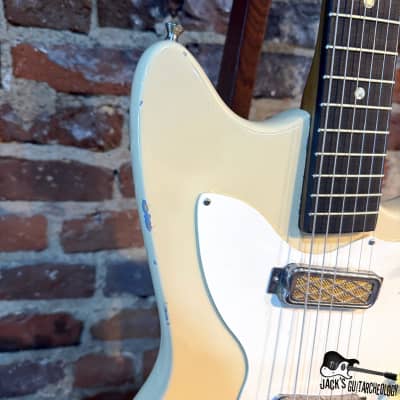 Silvertone / Harmony Bobkat Electric Guitar (1960s - Desert Sand) image 5