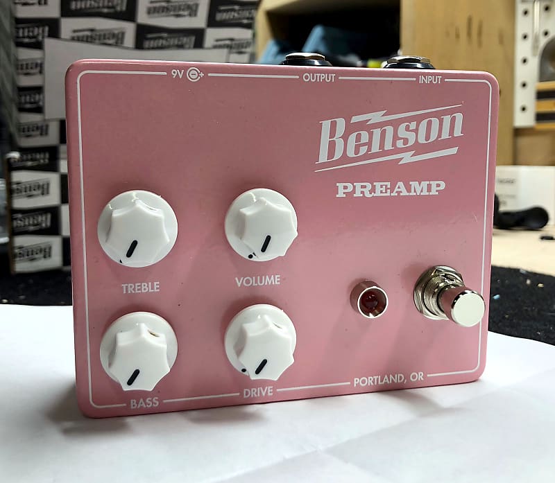 Benson Preamp overdrive/distortion pedal limited edition Reverb