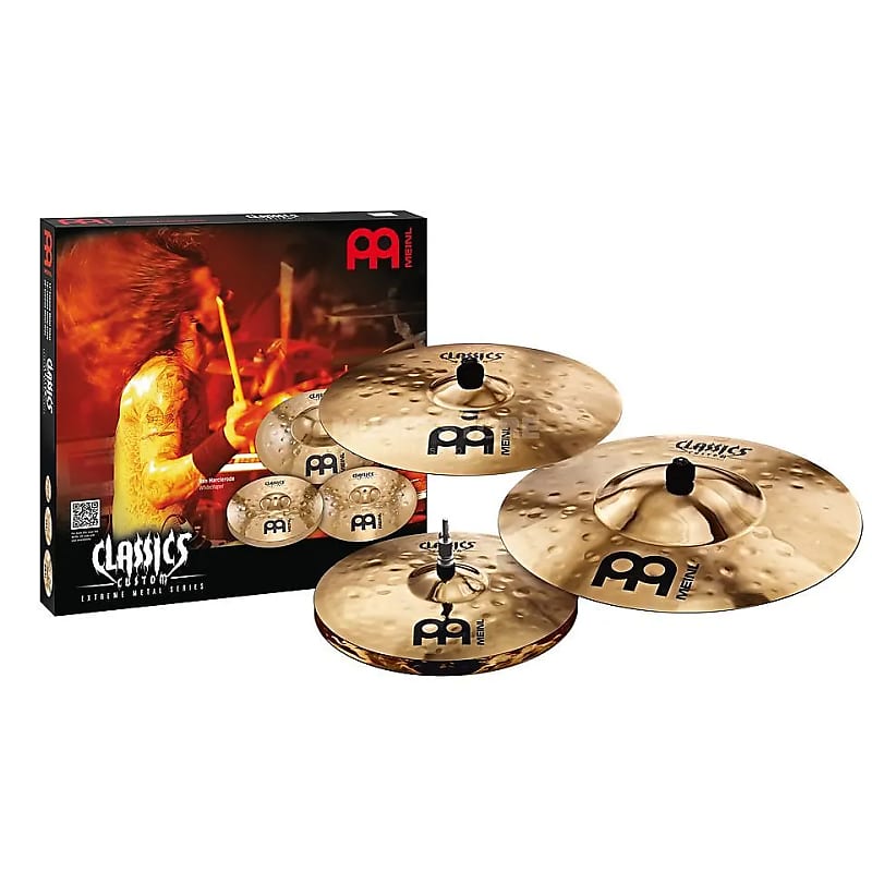 Meinl CC-EM480 Classics Custom Extreme Metal Box Set 14/18/20" Cymbal Pack image 1