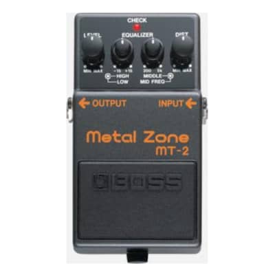Boss MT2 Metal Zone Distortion Pedal for sale