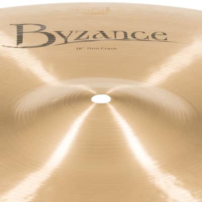 Meinl Byzance Traditional Thin Crash Cymbal 18 image 6