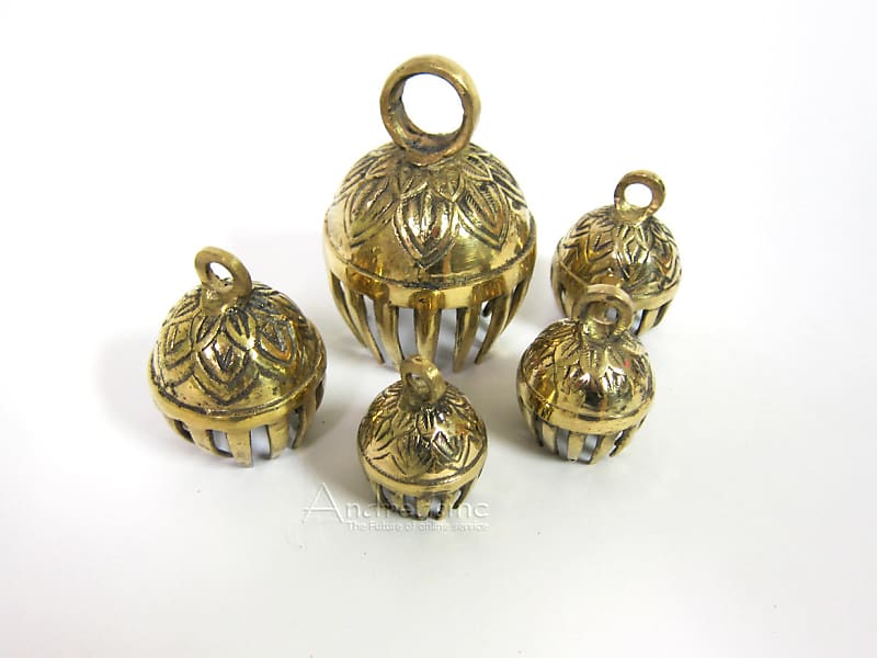 Authentic Indian Elephant Bells, Set of 5 image 1